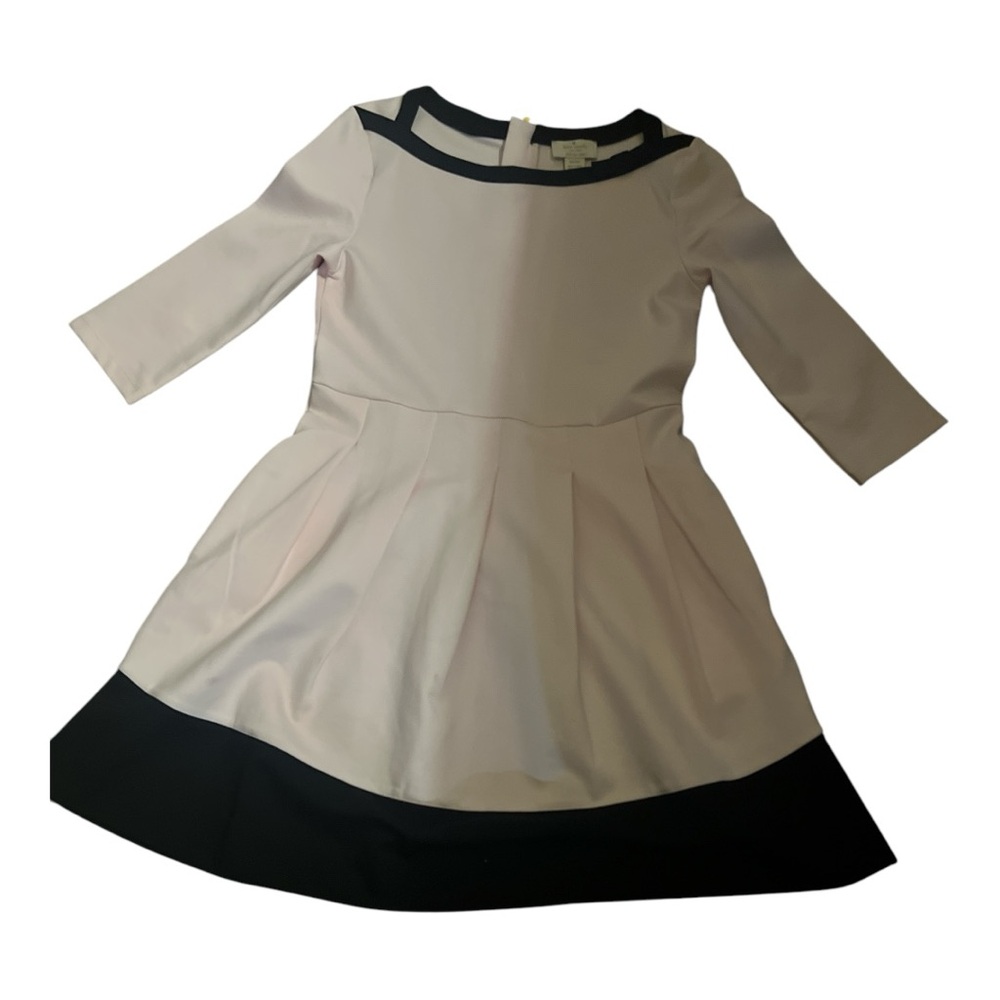 Elegant Pink and Black Kids Dress